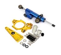 Stabilisateur Amortisseur Direction pour XADV 750 X-ADV750 2017 Commande Linéaire Inversée Sécurité Réglable Aluminium CNC Amortisseur Directions Moto Stabilisateur Support(Ensemble 9)