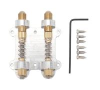 Stabilisateur Bridge Tremolo Double, Taille 58 x 44mm en Fer et Laiton - Retour Zéro Précis et Compatibilité Large pour Guitare Électrique