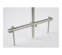 Stabilisateur Carp Spirit Inox 300 Double Bankstick Gris TU
