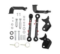 stabilisateur Convient pour Jeep Wrangler JL 2019+ PRC-1010-BK Biellette de barre stabilisatrice avant réglable en hauteur à déconnexion rapide, noire