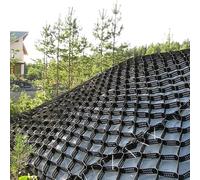 Stabilisateur d'allée en polyéthylène haute densité - Grilles de gravier pour patios extérieurs, allées et allées - 1 grille de sol de 7 m pour pelouse et jardin
