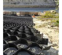 Stabilisateur D'allée Géogrille Robuste De 2 Pouces for Gravier, Ciment Et - Grille Pavé Découpable for Base D'abri Jardin Patios (1x7m / 3,3x23 Pieds)(3x10 m)