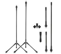 Stabilisateur d'arc de Tir à l'arc Ensemble de Barres d'équilibre 30" 28" Barre Principale 12" 10" Barre Latérale 5" 4" Barre d'extension pour Arc Recourbé de Compétition (Noir, 30 pouces/45 degrés)