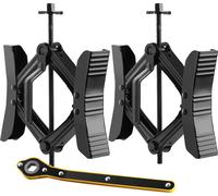 Stabilisateur de cale de roue de camping-car VEVOR, design en forme de H, clé à cliquet intégrée,en forme de H