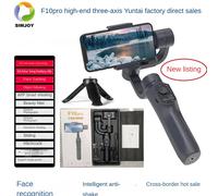 Stabilisateur de caméra F10 Pro,support de diffusion en direct en plein air,anti-tremblement intelligent,mobile à trois axes - Type black