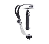 Stabilisateur de caméra numérique portable en aluminium,cardan DSLR 5DII,caméra de mouvement,pour Gopro Dji Sony Xiaomi Smartphone - Type Black