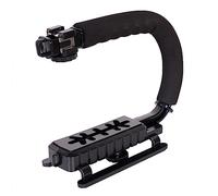 Stabilisateur de caméra portable en U avec support antidérapant et sabot de froid, léger pour une vidéo-photo stable