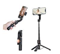 Stabilisateur de Cardan pour Smartphones, Support de Téléphone Extensible pour Trépied à 3 Axes, Stabilisateur de Téléphone Intelligent Anti-secousses pour Tiktok Youtuber Vlog