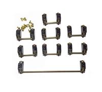 Stabilisateur de clavier mécanique personnalisé V2, vis pcb, Transparent plaqué or, gh60, xd64, xd84, 6.25x, 2x, 7x, xd96, xd87 C7AB