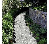 Stabilisateur de grille d'allée de gravier de 5,1 cm d'épaisseur pour chemins, système de stabilisation du sol 2 x (2 x 3 m) et solution respectueuse de l'environnement