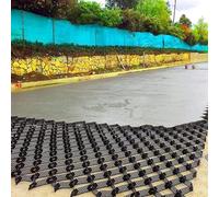 Stabilisateur de grille de gravier de 5,1 cm d'épaisseur - Grille de sol robuste pour 1 m à 6,1 m | Grilles perméables pour terrasses, allées, herbe et roche | Solution paysagère
