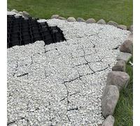 Stabilisateur de mur de soutènement de jardin - Grille géogrille en nid d'abeille pour pavés et graviers 2 m x 6 m - Solution de contrôle de l'érosion du sol