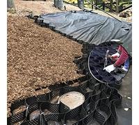 Stabilisateur de pavage de gravier avec tissu géogrille pour allée/jardin incliné 3 m x 6 m