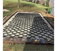 Stabilisateur de pierre flexible pour pentes raides, structure en nid d'abeille, perméable, taille : 3 x 8 m, solution extérieure pour contrôle de l'érosion et stabilisation du paysage