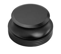 Stabilisateur de Plaque Tocadiscos, Pince de stabilisation de Plaque d'aluminium pour stabilisateurs de Plaque métallique en Vinyle LP. (Noir)