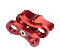 Stabilisateur de plateau en aluminium à double poignée avec pince à bille Ba Sunyifan pour caméra de plongée à trou fermé, pince à ressort en aluminium CNC, pince de lampe de poche pour système de