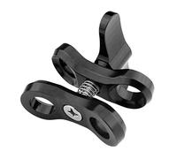 Stabilisateur de plateau en aluminium à double poignée avec pince à bille Ba Sunyifan pour caméra de plongée à trou fermé, pince à ressort en aluminium CNC, pince de lampe de poche pour système de