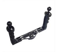 Stabilisateur de plateau sous-marin à double poignée, support de boîtier stabilisateur pour la photographie sous-marine (noir)
