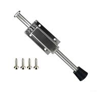 Stabilisateur de porte à pédale en acier inoxydable avec support en caoutchouc, butée anti-balancement mains libres pour portes résidentielles et commerciales, dispositif de protection durable du sol