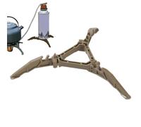 Stabilisateur de réchaud de camping, support de réservoir compact, trépied | Repose-pieds en nylon pour fourneau, camping, randonnée, pêche