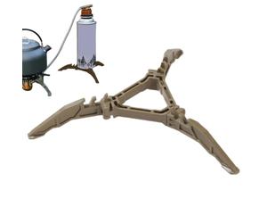 Stabilisateur de réchaud de camping, support de réservoir compact, trépied | Repose-pieds en nylon pour fourneau, camping, randonnée, pêche