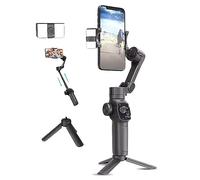 Stabilisateur de smartphone à 3 axes avec suivi des objets, design pliable portable pour un enregistrement vidéo fluide sur YouTube et TikTok