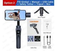 Stabilisateur de Smartphone à Cardan 3 Axes,Suivi Intelligent,Xiaomi Samsung iPhone 13 14 Pro Max,Téléphone Portable,F10 - Type Option 2