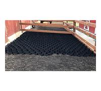 Stabilisateur de sol robuste de 5,1 cm de profondeur pour allées, parkings, chemins et terrasses, grille de gravier antidérapante, facile à couper, 2 x 10 m, support de pierre durable