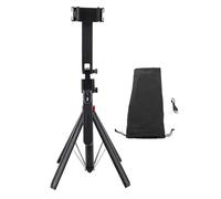 Stabilisateur de suivi automatique du visage, trépied de suivi de téléphone portable en aluminium à 540 degrés, support de téléphone portable avec télécommande pour selfie en streaming