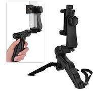 Stabilisateur de téléphone portable de Smartphone de trépied, trépied de voyage de téléphone portable de Gimbal avec le support de Smartphone, stabilisateur de main Max.Hauteur 210mm, pour la plupart