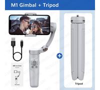 Stabilisateur de téléphone portable pliable avec lumière d'appoint,cardan 3 axes pour smartphone,Xiaomi,iPhone,Huawei,Samsung - Type gimbal