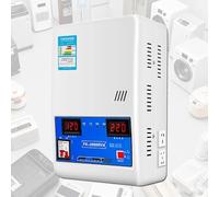 Stabilisateur De Tension 220V 15000W/20000W/30000W - Double Écran LCD, Facteur Puissance 0.9, Refroidissement Amélioré, Protection sous-Tension/Surtension, Montage Mural, pour Maison(30000W)