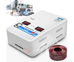 Stabilisateur De Tension 220V,Stabilisateur Tension De Puissance Entièrement Automatique,Régulateur De Climatiseur Domestique En Cuivre Pur Haute Puissance,Pour Petits Appareils électroménagers,20000W