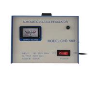 Stabilisateur de Tension AC, Régulateur de Tension Automatique monophasé avec Entrée 160-250 V et Sortie 220 V CVR 500 VA monophasé pour Appareil électroménager (Prise UE)