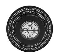 Stabilisateur de Vinyle Haute Précision, Niveau à Bulle pour Platine | Réglage fin de l'horizontalité, Corps en aluminium robuste, Accessoire anti-vibration pour bras de lecture