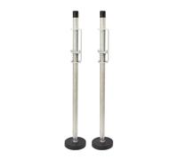 Stabilisateur d'échelle Pieds de nivellement d'échelle réglables pour Plate-Forme Stable et Niveau du Sol Fabriqué en Acier allié Base en Caoutchouc Charge de Travail maximale 500