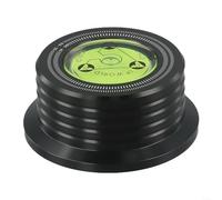 Stabilisateur d'enregistrement, poids et niveau en aluminium LP 1 60 Hz, améliore le suivi et réduit les oscillations, stabilisateur pour platines et salles hi-fi (noir)