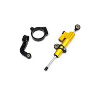 Stabilisateur Direction Universel pour BMW pour R1200GS LC R 1200 GS 2013-2017 Kit De Support D'amortisseur Direction Moto en Alliage D'aluminium Anti-Vibrations(Gold)