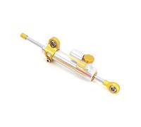 Stabilisateur Direction Universel pour CB1000R CB 1000 CB1000 R 1000R Amortisseur De Direction Réglable Universel pour Moto Anti-Vibrations(Silver Gold)