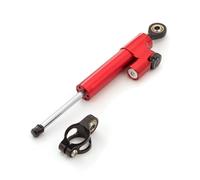 Stabilisateur Direction Universel pour Dualtron Spider Raptor2 Eagle Pro Stabilisateur De Direction Réglable en Aluminium pour Trottinette Électrique Anti-Vibrations(Red and Black)