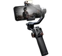 Stabilisateur gimbal pour smartphone, capteur de vision IA, rotation 360°, noir