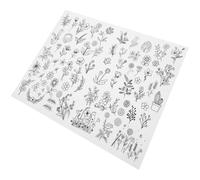 Stabilisateur Hydrosoluble pour Broderie Alphabet, Papier Lavable | Feuille Papier Soluble à L’eau, Support Stable pour Tissus et Paquet, Projets Informatisés et Loisirs Créatifs
