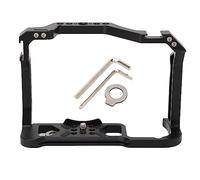 Stabilisateur Moniteur Camera Cage Aluminium pour R5 R6, Léger Durable, Fixations Multiples - Protection Optimale, Compatible Microphone et Trépied