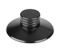Stabilisateur Palet Presseur, Stabilisateur à Disque en Métal Record Poids Pince LP Platines Vinyle(Noir)