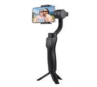 Stabilisateur portatif à 3 axes pour smartphone - Batterie intégrée anti-secousses avec trépied - Utilisation verticale horizontale - Connexion BT de remplacement pour