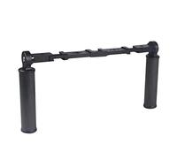 Stabilisateur portatif vidéo cage vidéo avec poignée en fibre de carbone 1/4 3/8 fileté pour monter des chaussures froides