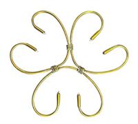 Stabilisateur pour - Support pour d'intérieur Stabilisateur de feuilles | Piquets métalliques avec pince pour râper, jardinage réutilisable pour grimpantes