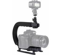 Stabilisateur PULUZ PKT3011 Rack portable DV en forme de U Avec support de téléphone Noir G