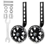 Stabilisateur Roulette Velo Enfant, Stabilisateur Roues de Vélo, Roues Stabilisatrices pour Vélos de 12, 14, 16, 18 et 20 pouces, kit d'accessoires inclus