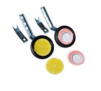 Stabilisateur vélo réglable roue plastique vélo No Contest Argenté